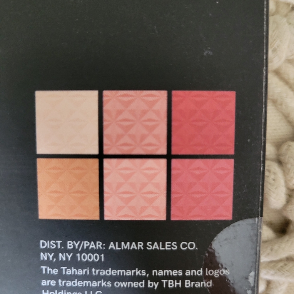 Tahari Beauty Afterglow Cheek Palette Brand New & Sealed 6 Full Coverage Flush